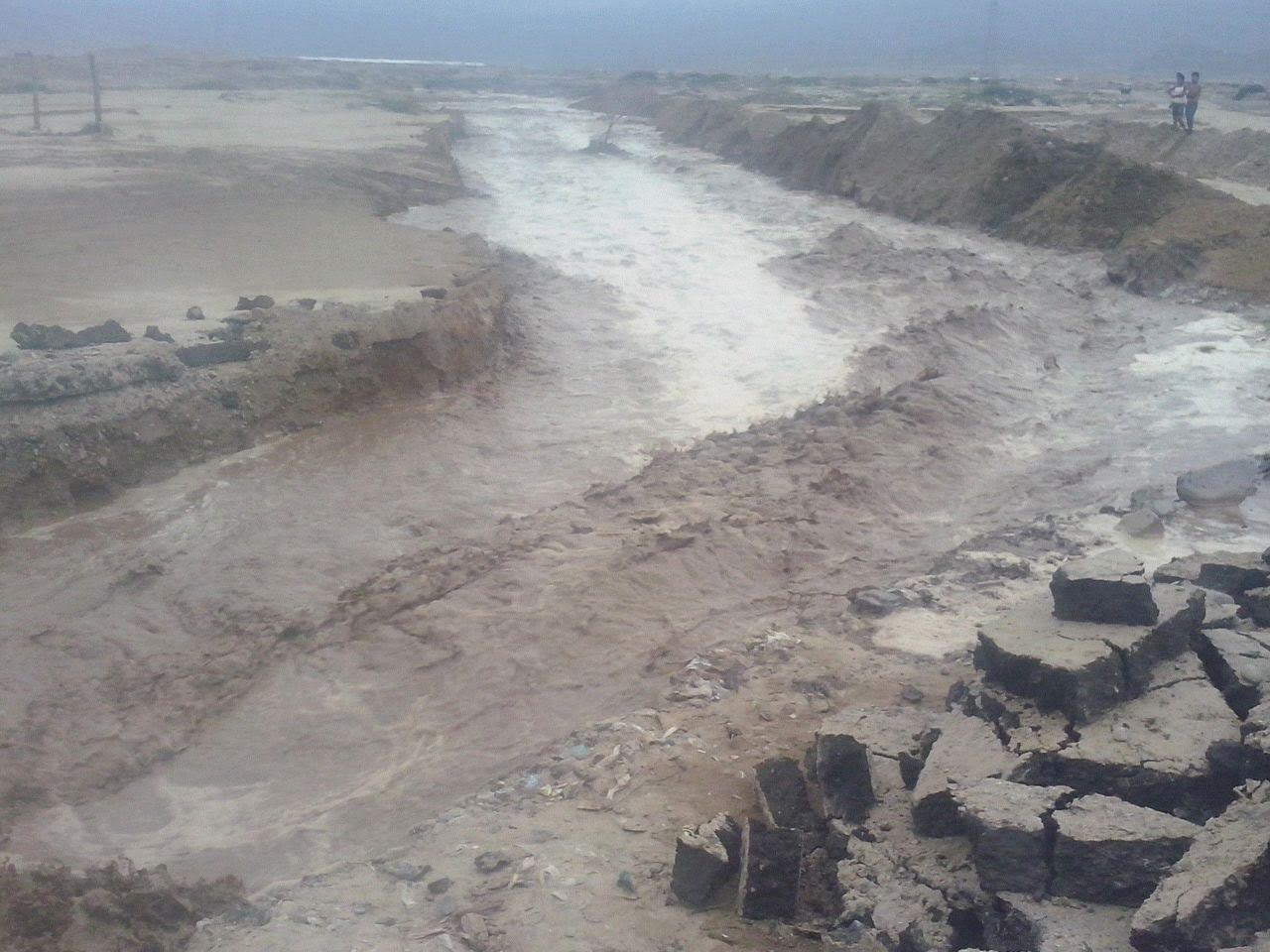 La Esperanza: Quebrada El León se activa nuevamente