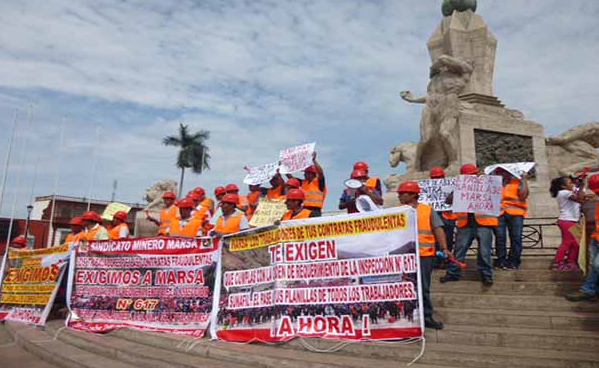 La Libertad: Dirección de Trabajo declara ilegal huelga de trabajadores de minera