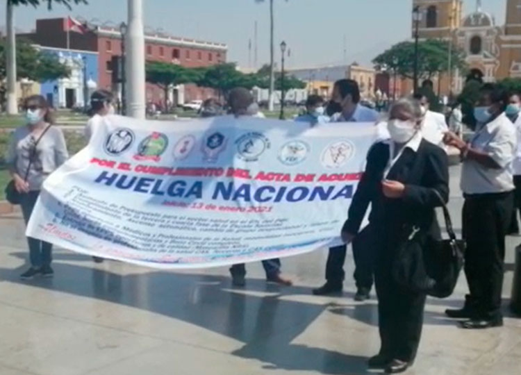 Federación Médica en La Libertad anunció huelga para el 13 de enero