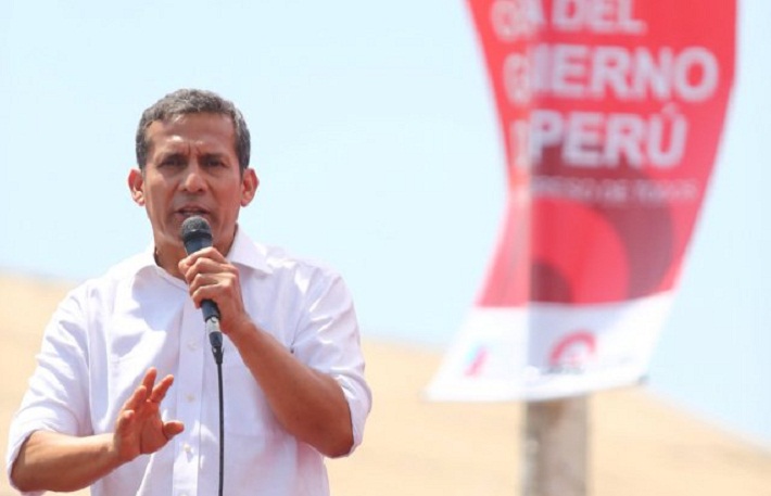 Humala inauguró tramo de carretera de Santiago de Chuco-Shorey