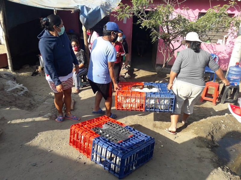 Iglesia abasteció a 200 comedores populares y “ollas comunes” de La Esperanza y El Porvenir