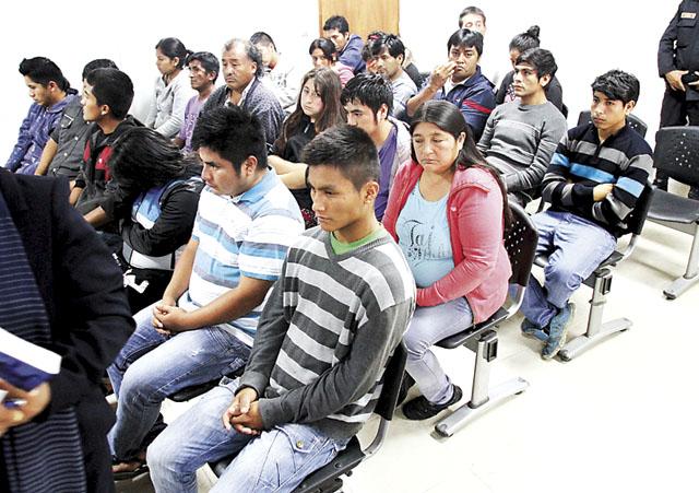 Ratifican prisión preventiva para 22 miembros de bandas  “Los Wilos” y “Los Cagaleche”