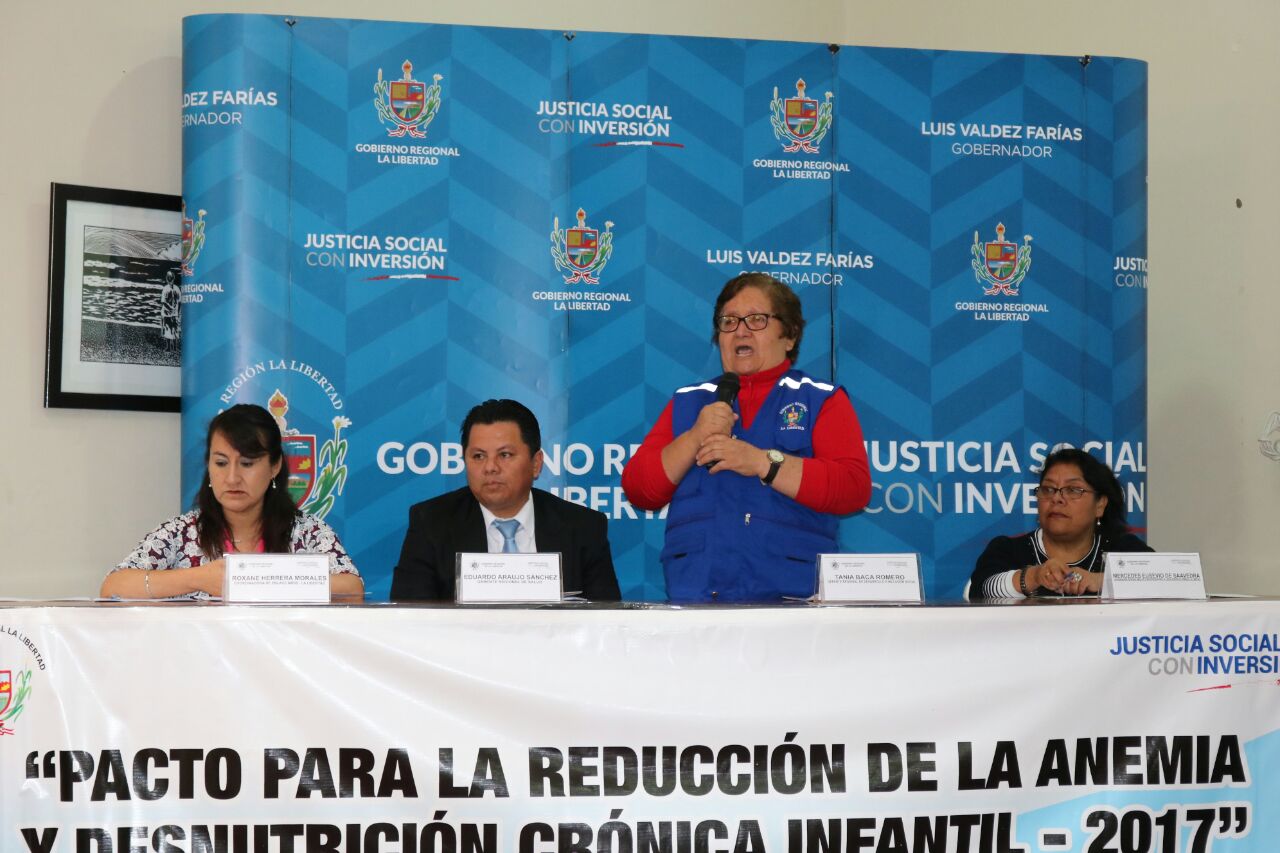 La Libertad: autoridades firman pacto para reducir la anemia y desnutrición crónica