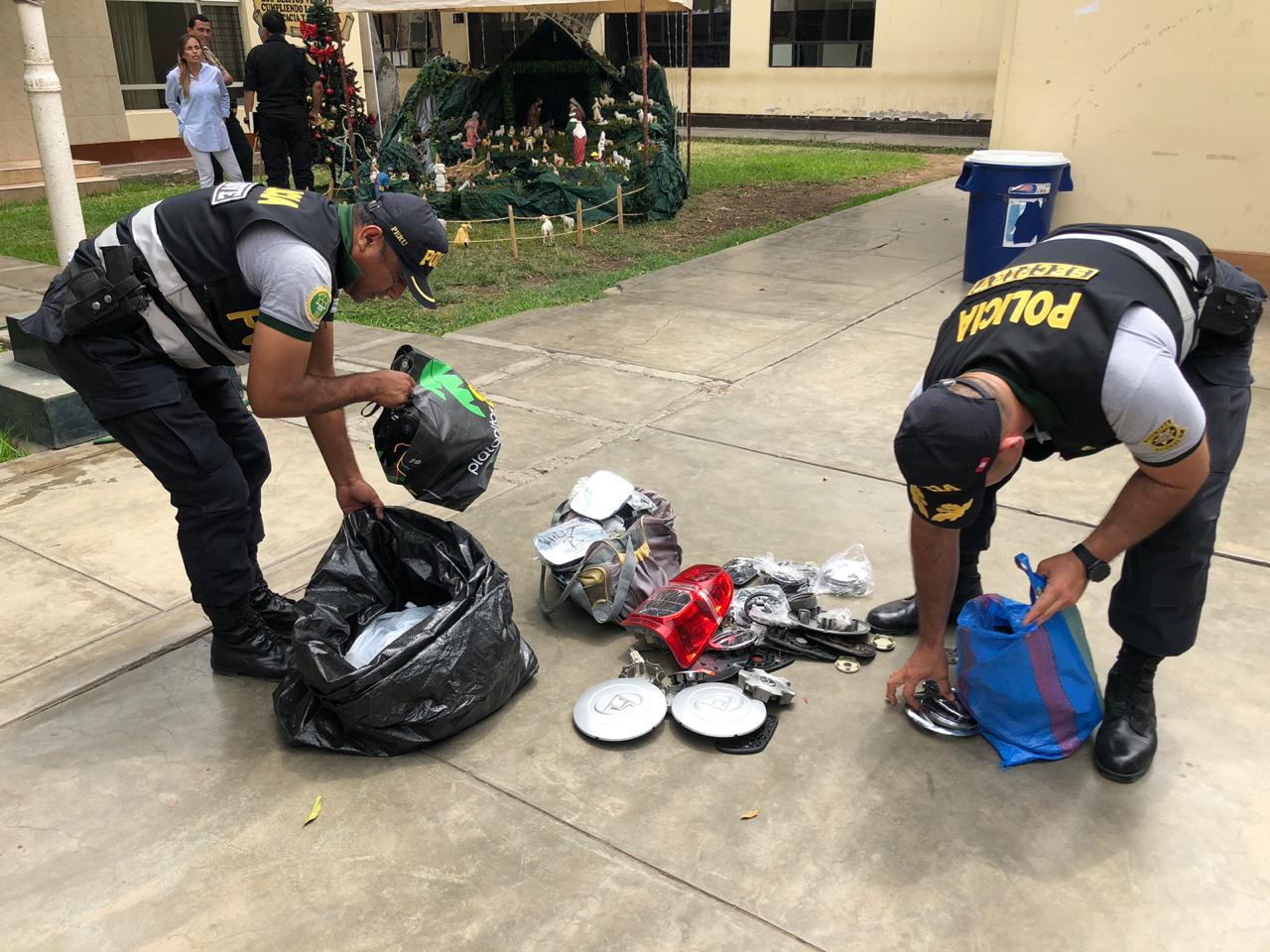 Trujillo: incautan autopartes robadas en exteriores de emporio Albarracín