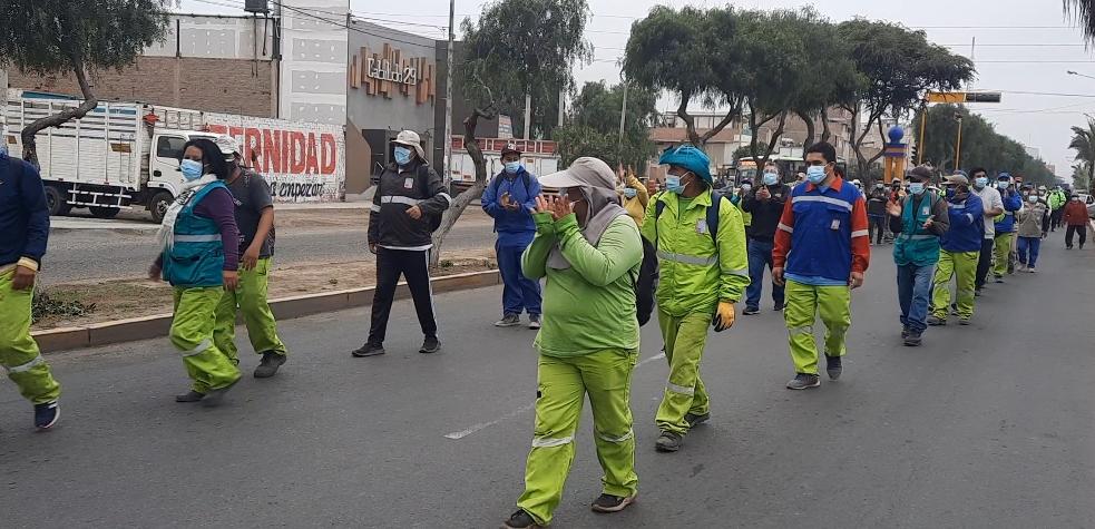 Trujillo: sindicatos municipales marcharán a Lima para exigir vacunas contra la covid-19