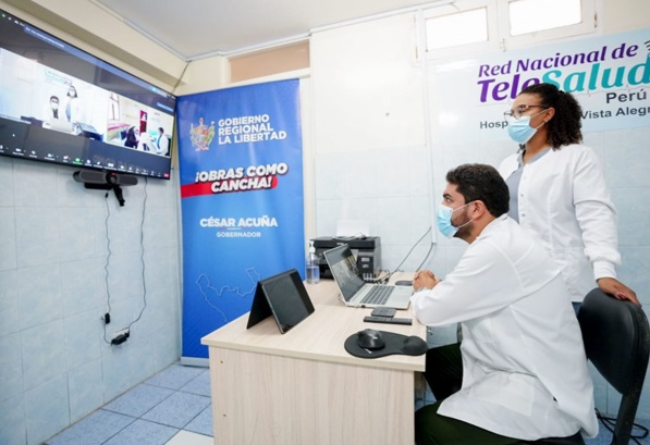 La Libertad:  implementan servicio de telemedicina en 268 centros de salud de la región