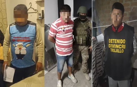 PNP detuvo a 14 presuntos miembros de organización criminal “Los Compadres Nueva Generación” en Trujillo