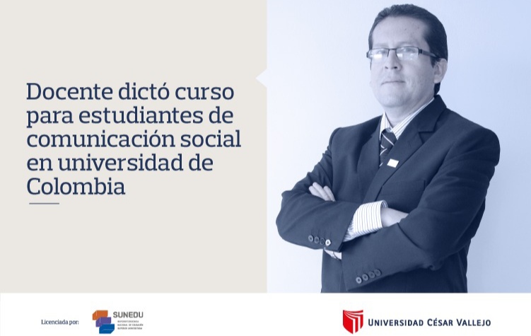 Docente de UCV dictó curso para estudiantes de comunicación social en universidad de Colombia