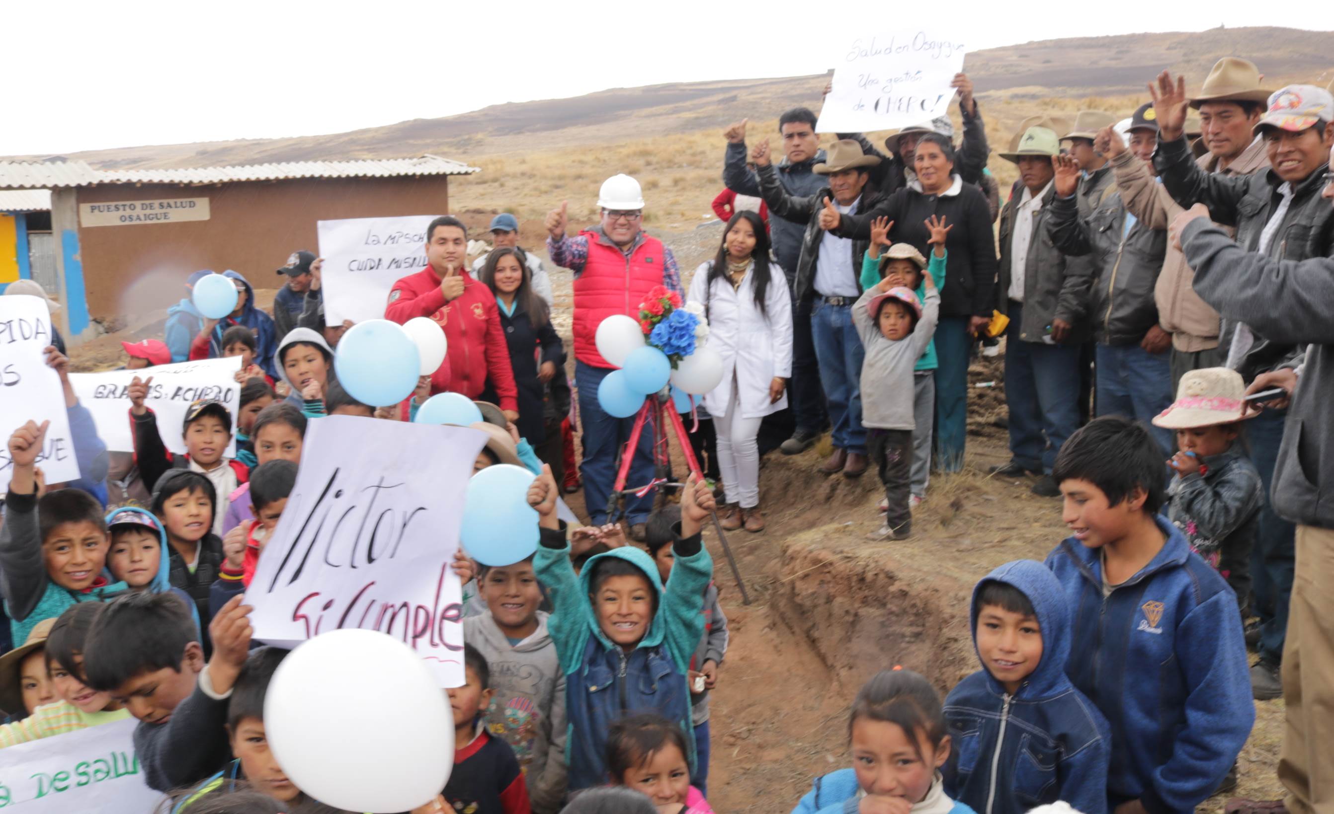 Santiago de Chuco: Entregan terreno para construir posta médica en Osaygue