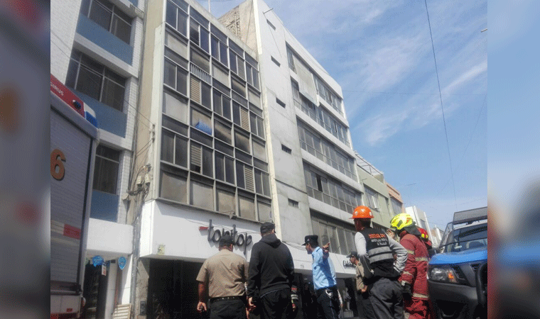 Falso incendio provocó alarma en centro histórico de Trujillo