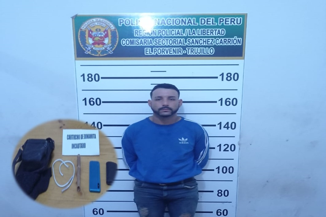 Detienen a extranjero y le decomisan un explosivo en el distrito de El Porvenir