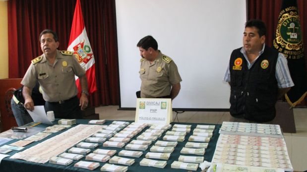 Trujillo: Policía allana imprenta e incauta 2 millones de soles falsos