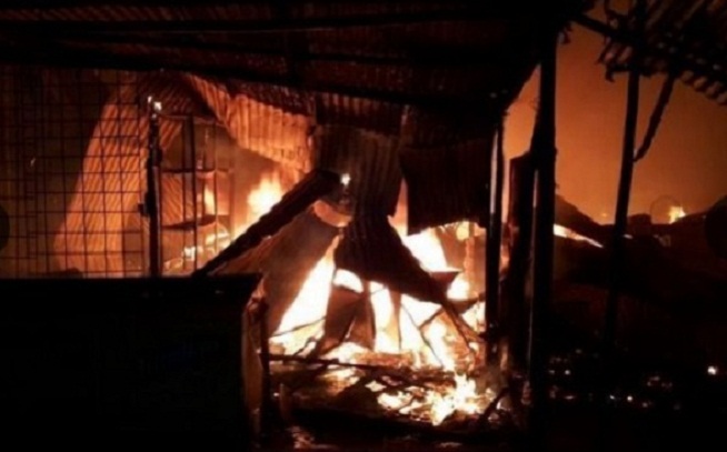 Dantesco incendio destruyó 40 puestos en mercado La Hermelinda