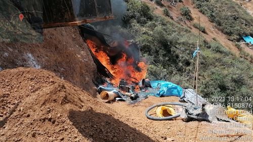 Fiscalía realiza operativo en mina informal, pero no hay fecha para visite Cerro el Toro