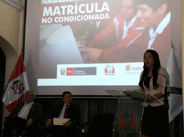 Minedu, Indecopi y Defensoría del Pueblo promueven la “Cruzada por una Matrícula Escolar no Condicionada"