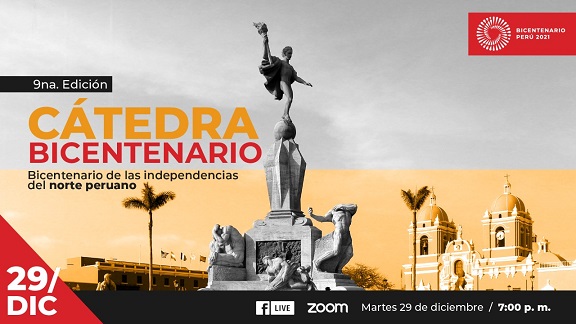 Proyecto Bicentenario presenta el 29 de diciembre la última Cátedra del año en Trujillo