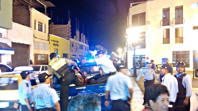 Detienen a cinco jóvenes que alteraban el orden público en la Plazuela El Recreo