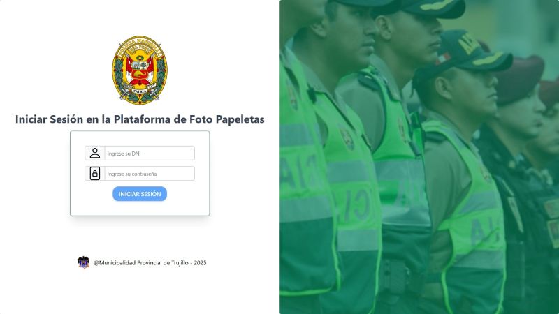 Trujillo: “Con fotopapeletas se acabará el caos en el tránsito urbano”