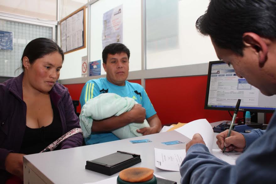Registro de nacimientos es rápido y gratuito en 153 establecimientos de salud