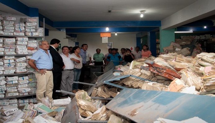 Disponen traslado de Archivo General de la MPT a oficinas de la avenida España