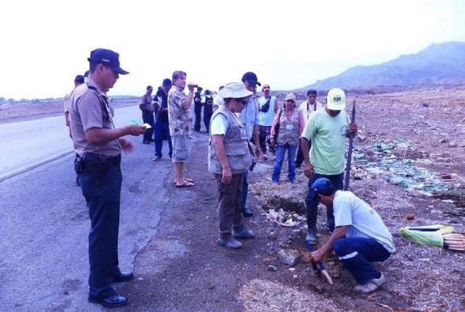 Desalojan invasión de 5 hectáreas de tierras en área arqueológica de Farfán