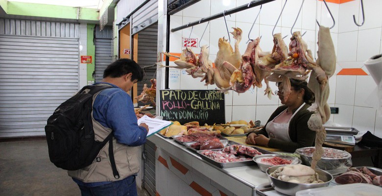 MPT realizó vigilancia sanitaria de mercados Daniel Alcides Carrión y Gran Chimar