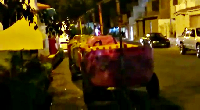 Frustran instalación de juegos mecánicos en parque de urbanización