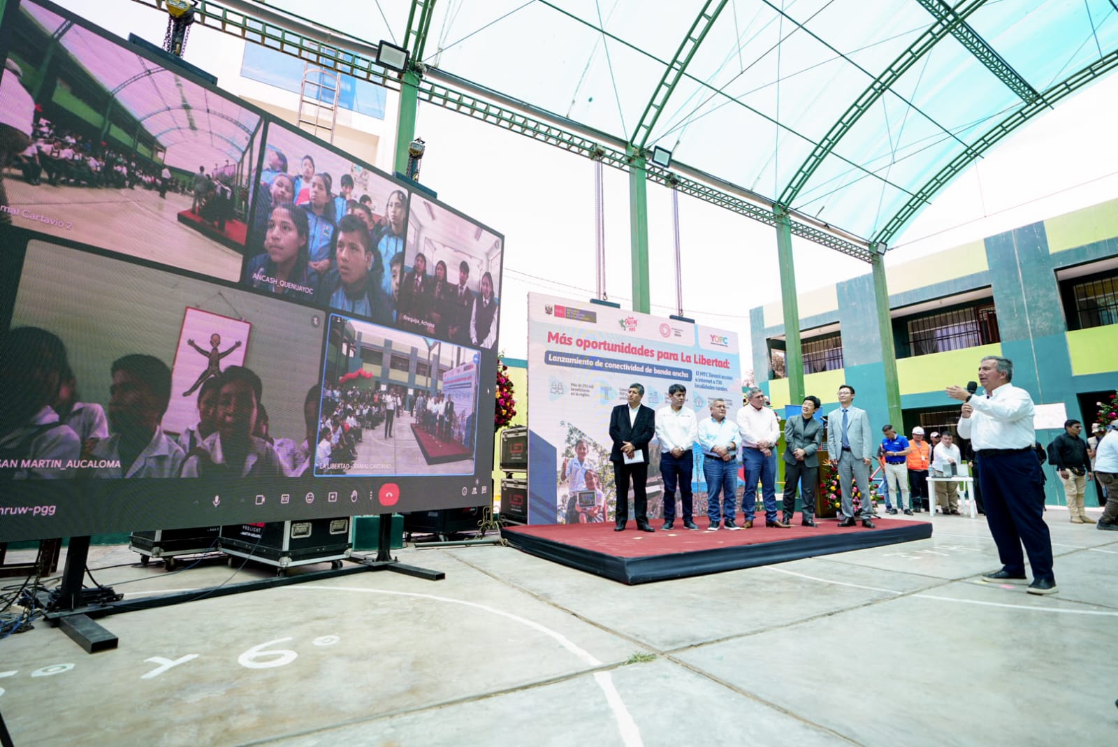 Cientos de estudiantes podrán comunicarse con el mundo 