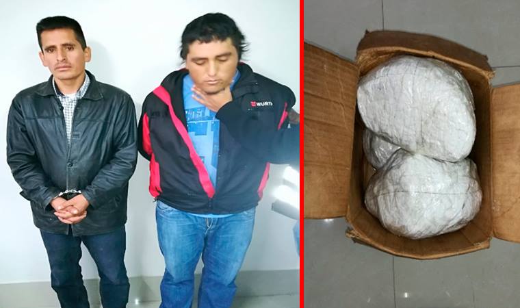 Alto Trujillo: Intervienen a sujetos con 10 kilos de PBC traídos desde Bolívar