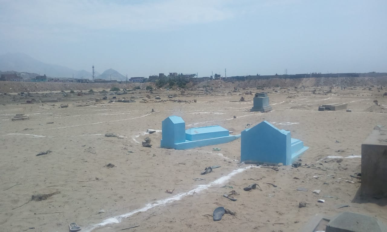 Supuestos damnificados invaden cementerio Mampuesto en El Porvenir