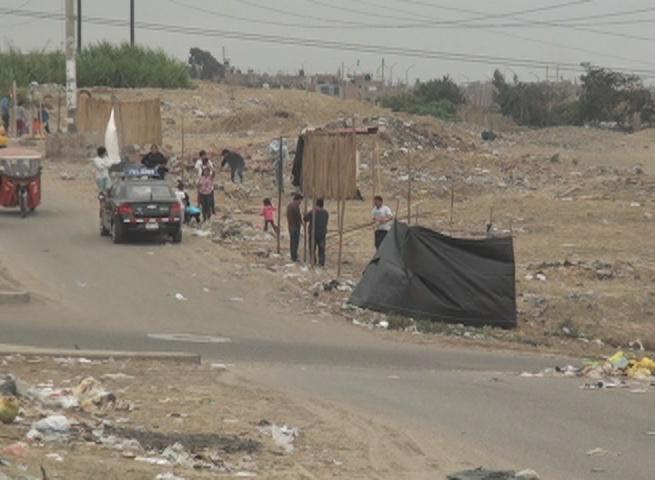 Más de 200 familias invaden terreno en La Esperanza