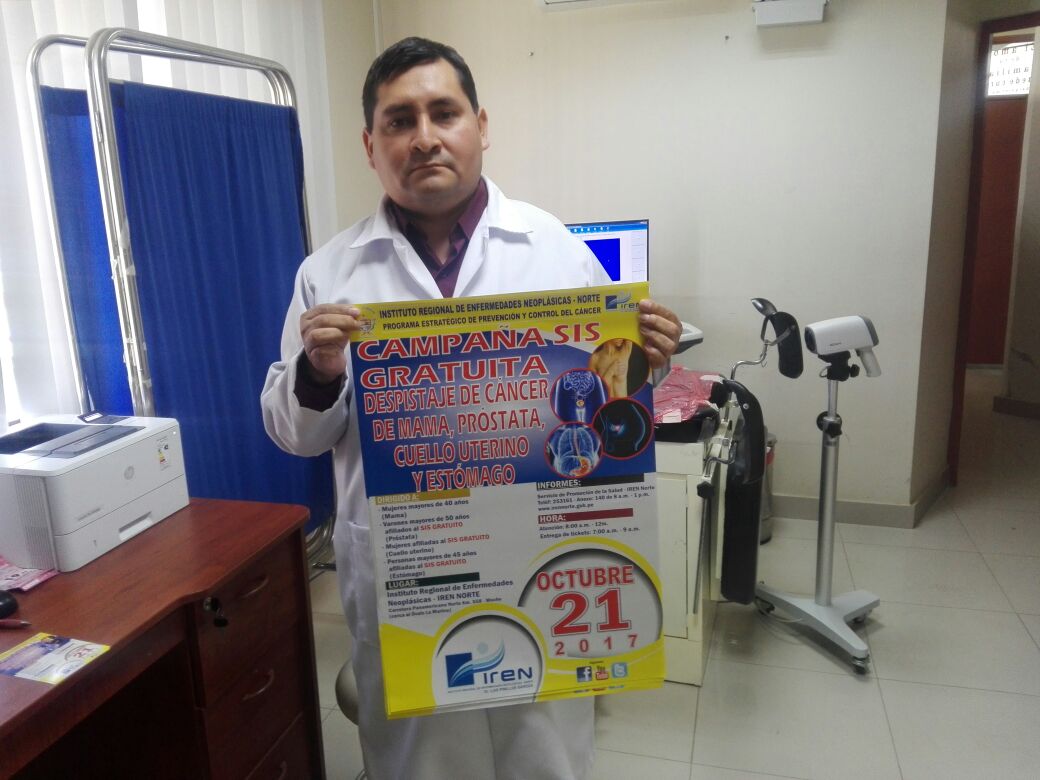 IREN realizará campaña de despistaje de cáncer para trujillanos