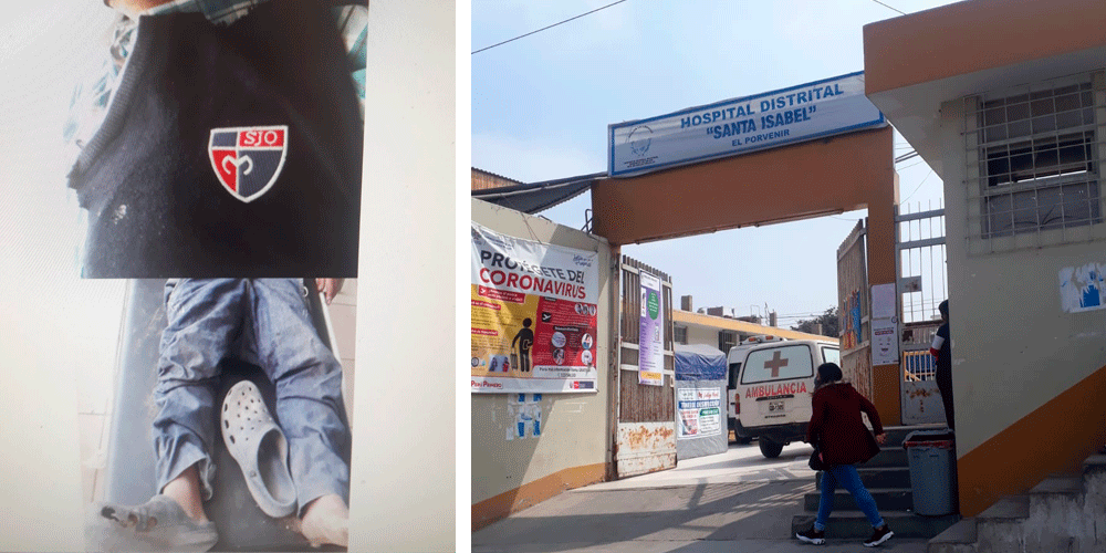 Buscan a familiares de hombre que falleció en hospital Santa Isabel