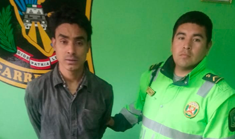 Virú: extranjero detenido por cogotear y asaltar a propietaria de tienda