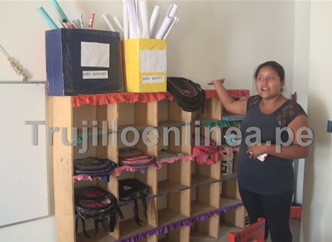 Trujillo: se llevan útiles escolares y productos de Qaliwarma de jardín municipal