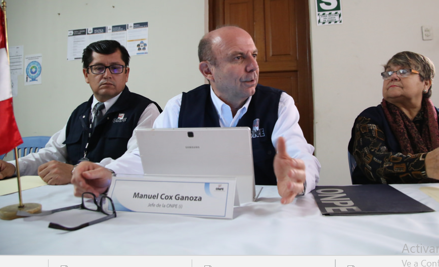 Jefe de la Onpe supervisó organización de elecciones en Trujillo