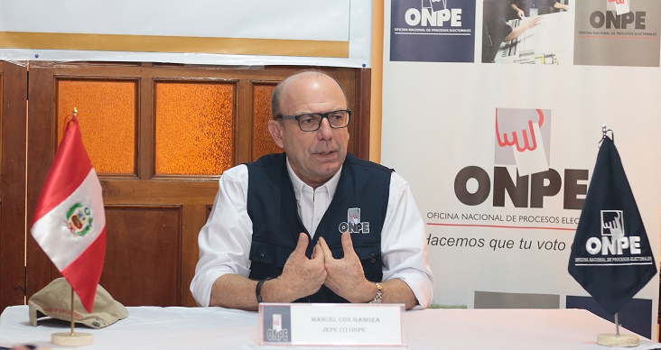 Jefe de la ONPE supervisará organización de elecciones en Trujillo