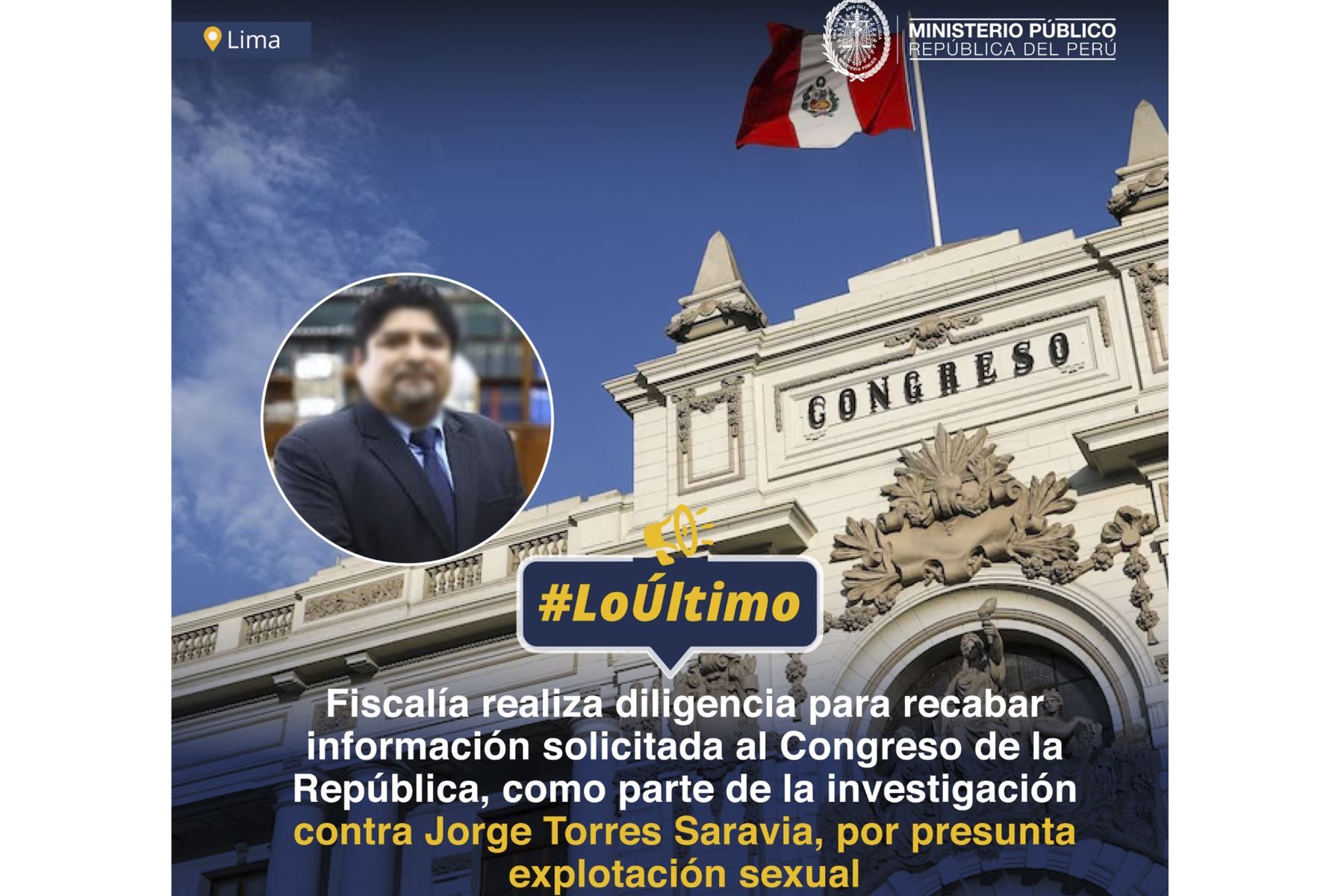 Fiscalía de Trata de Personas realiza diligencia en el Congreso por presunta red de prostitución 