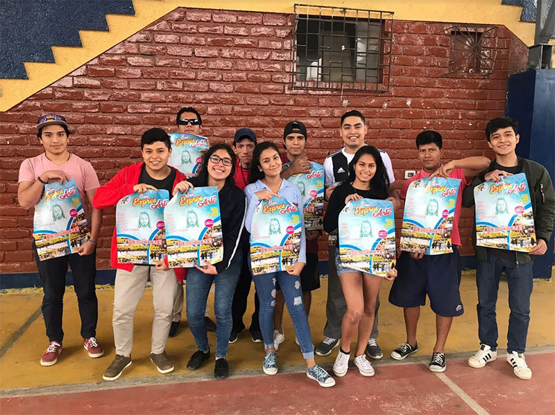 Jóvenes de todas las parroquias se alistan para el "VIII Expresarte 2018"