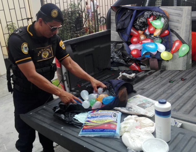 Frustran guerra de carnavales en parque de urb. El Bosque
