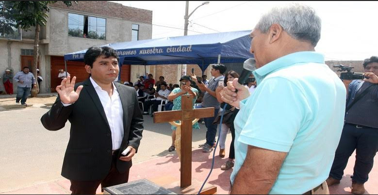 Trujillo: juramentan nuevas autoridades en el centro poblado Curva del Sun