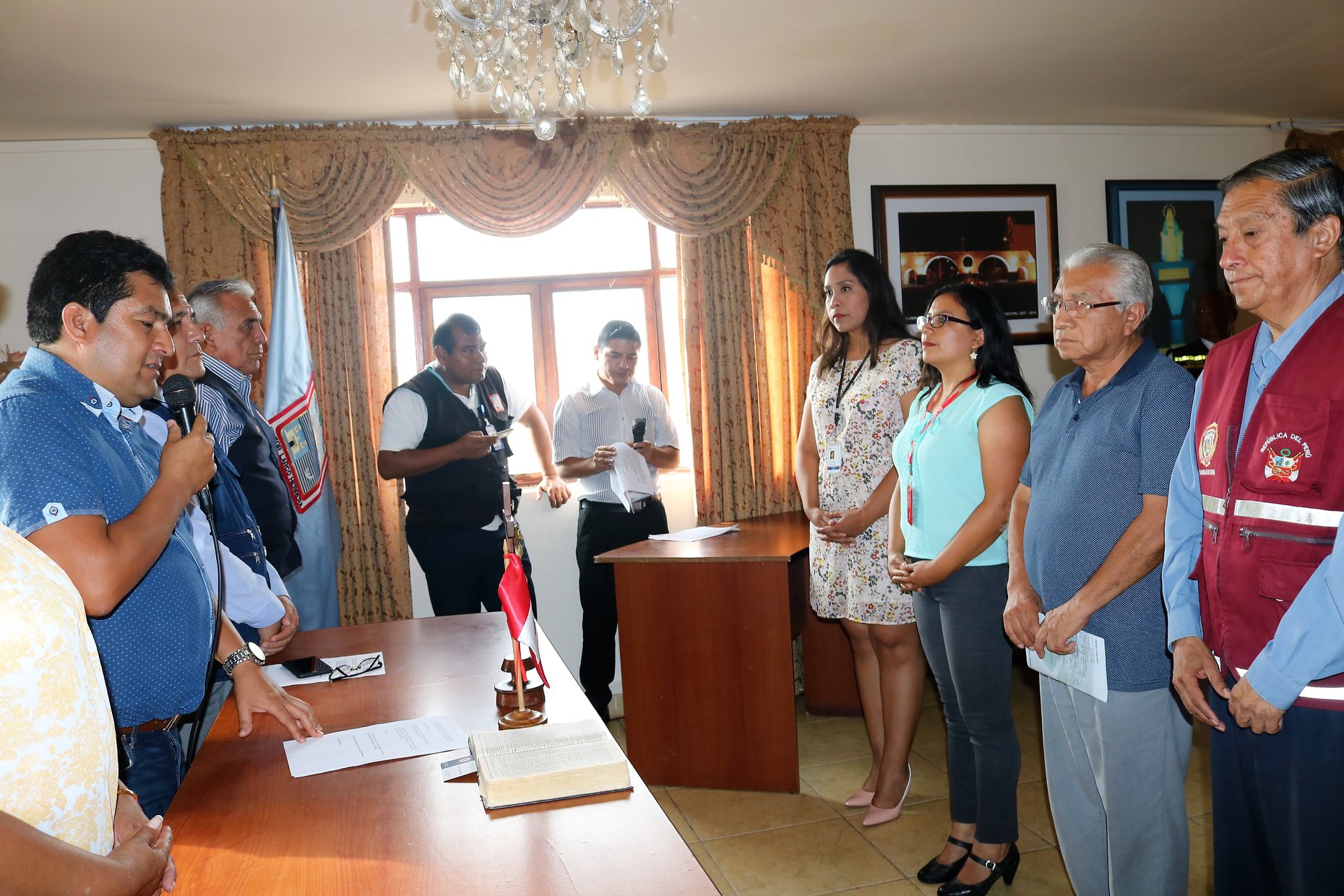 Trujillo: juramenta Plataforma y Grupo de Gestión de Riesgos de Víctor Larco