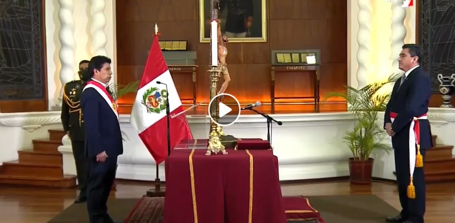 Pedro Castillo juramentó al séptimo ministro del Interior en menos de un año de gobierno