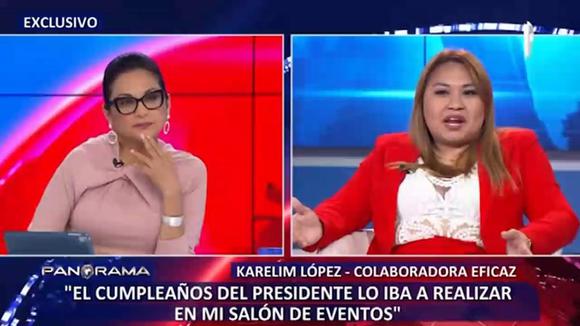 Karelim López: “Le voy a mandar la factura al presidente para que recuerde lo que ha comido”
