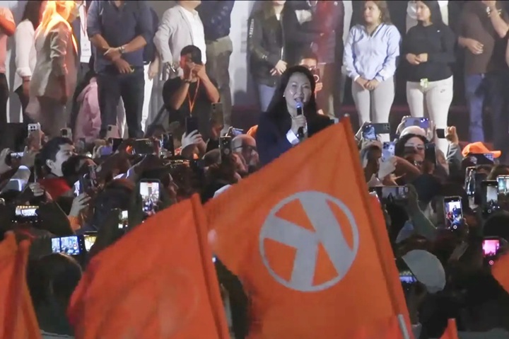 Keiko Fujimori anuncia en Huanchaco su precandidatura presidencial para las elecciones del  2026 