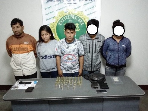 Trujillo: detienen a cinco miembros de banda criminal  "Jauría nueva generación"