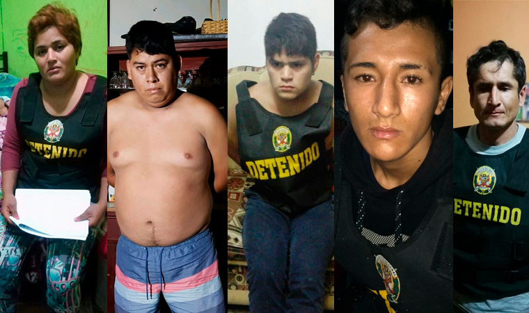 En megaoperativo capturan a 23 integrantes de organización criminal El Nuevo Dragón Rojo