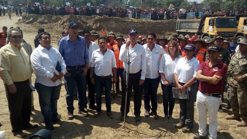 Kuczynski anunció encauzamiento de quebrada San Idelfonso y nuevas viviendas para damnificados