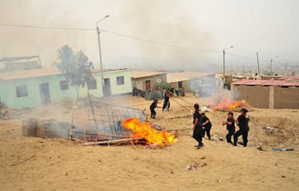 La Esperanza: desalojan a invasores de terreno en el sector Nuevo Jerusalén 