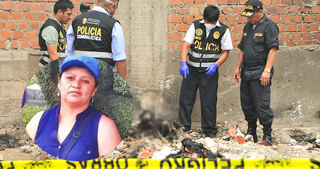 Trujillo: cuerpo calcinado sí era de empresaria desaparecida 